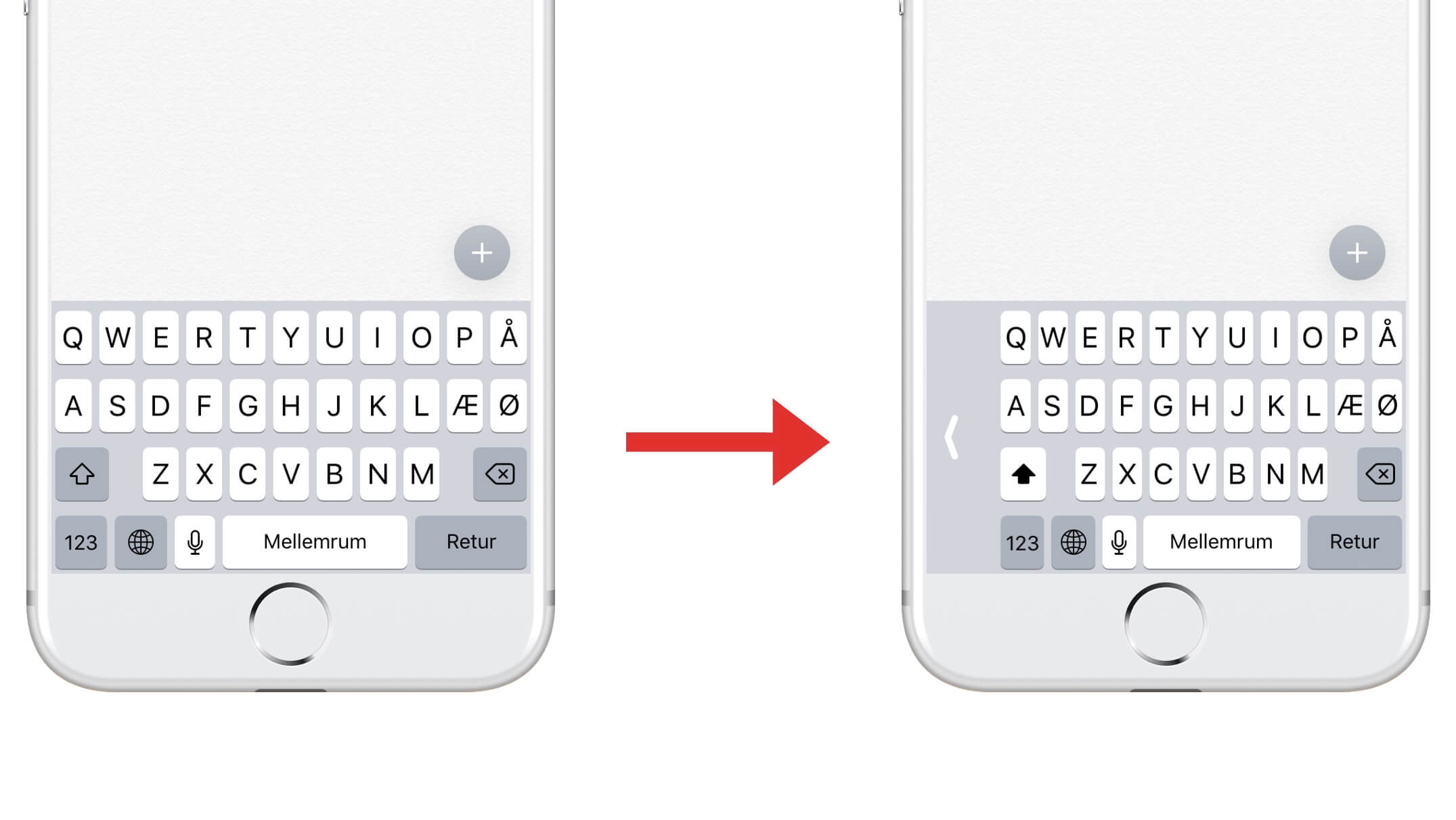 Tip: Sådan bruger nye enhåndstastatur i iOS 11 | X